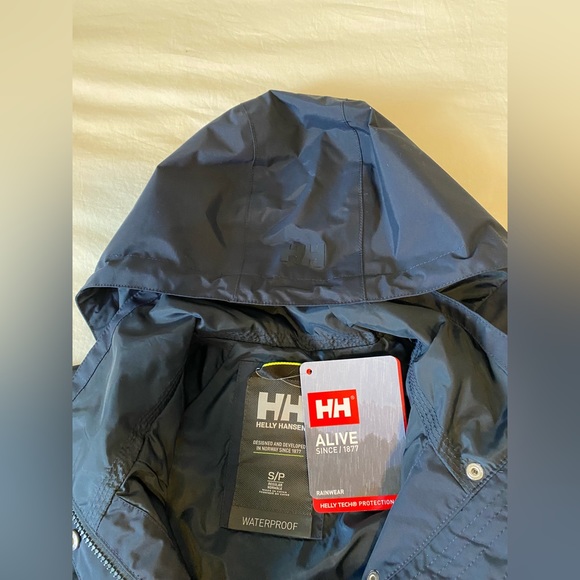 Helly Hansen Raincoat - Size Small Navy - Picture 8 of 14